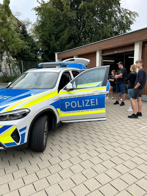 Besuch der Polizei in Krumbach